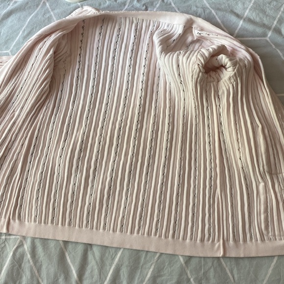 Chanel Coco logo Pearl Button Knit Cardigan, size fits S/M - Picture 9 of 10